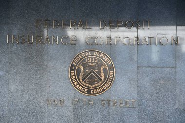 WASHINGTON DC - 3 Nisan 2021 'de Washington' da görülen Federal Mevduat Sigorta Şirketi (FDIC).