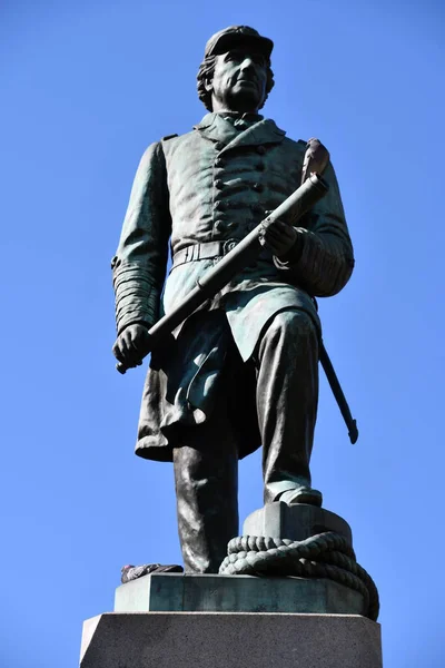 Washington Apr Admiral David Farragut Statue Farragut Square Washington 2021 — 스톡 사진