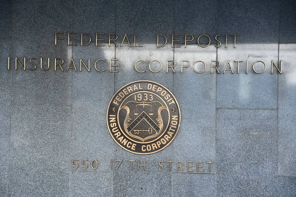 WASHINGTON DC - 3 Nisan 2021 'de Washington' da görülen Federal Mevduat Sigorta Şirketi (FDIC).