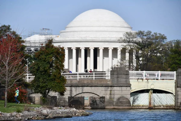 Washington Apr Thomas Jefferson Memorial Washington Seen April 2021 — Stock Photo, Image