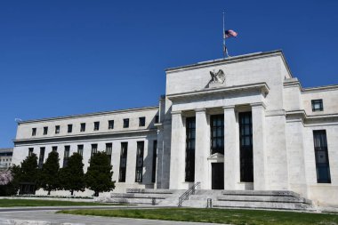 WASHIJNGTON DC - 5 Nisan 2021 'de Washington DC' de Federal Rezerv.