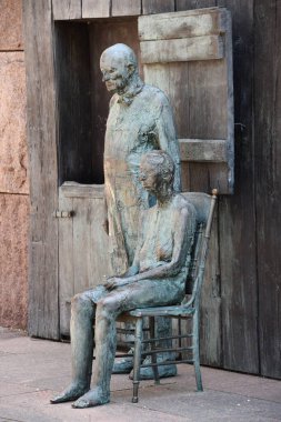 WASHINGTON DC - 5 Nisan 2021 'de Washington DC' deki Franklin Delano Roosevelt Memorial.