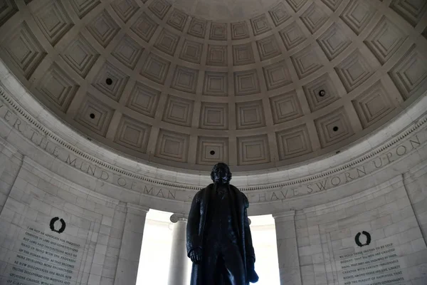 Washington Abr Thomas Jefferson Memorial Washington Visto Abril 2021 — Foto de Stock