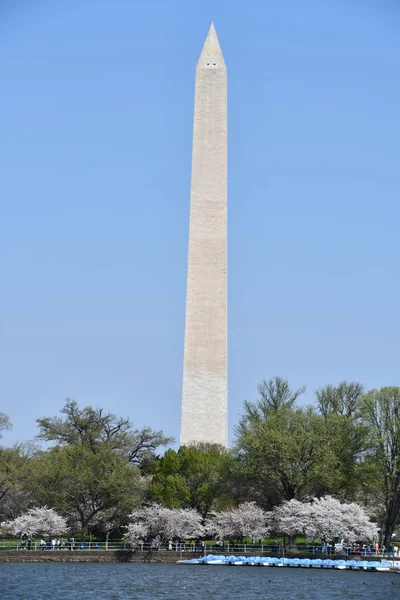Washington April Washington Monument Washington Aufgenommen April 2021 Wurde Ehren — Stockfoto