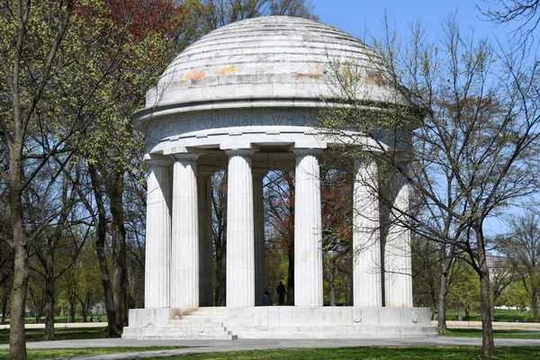 Washington Apr District Columbia War Memorial Monument Commemorating Citizens District — Stock Photo, Image