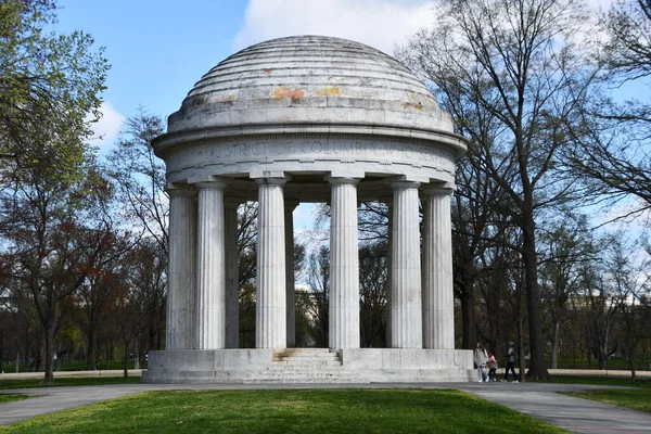 Washington Apr District Columbia War Memorial Monument Commemorating Citizens District — Stock Photo, Image