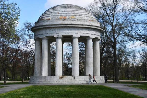 Washington Apr District Columbia War Memorial Monument Commemorating Citizens District — Stock Photo, Image