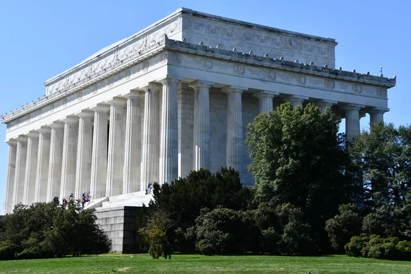 Washington Apr Меморіал Лінкольна Вашингтоні Округ Колумбія Видно Квітня 2021 — стокове фото
