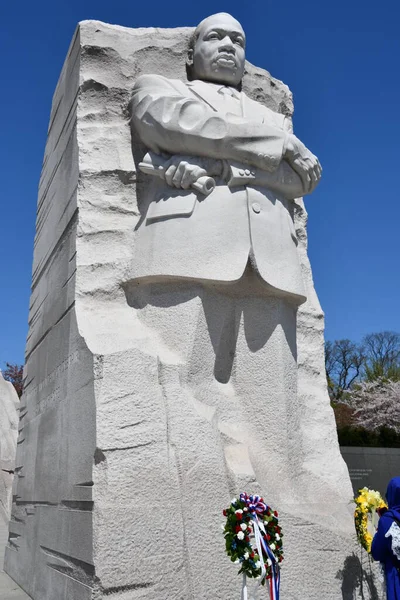 Washington Apr Martin Luther King Memorial Washington Como Visto Abril — Fotografia de Stock