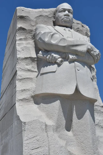 Washington Apr Martin Luther King Emlékmű Washingtonban 2021 Április Megemlékezés — Stock Fotó