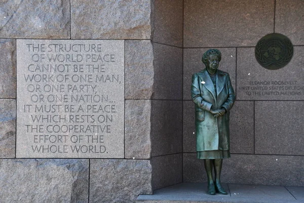 Washington Apr Památník Franklina Delana Roosevelta Washingtonu Viz Dubna 2021 — Stock fotografie