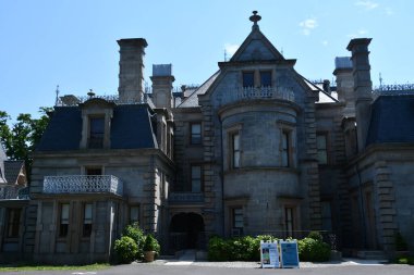 NORWALK, CT - 22 Mayıs 2022 'de Norwalk, Connecticut' taki Lockwood-Mathews Konak Müzesi 'nde görüldü..