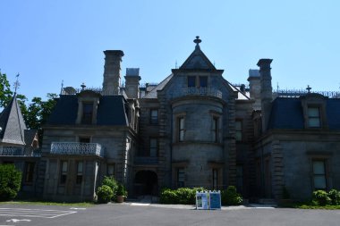 NORWALK, CT - 22 Mayıs 2022 'de Norwalk, Connecticut' taki Lockwood-Mathews Konak Müzesi 'nde görüldü..