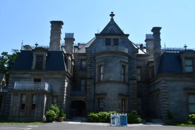 NORWALK, CT - 22 Mayıs 2022 'de Norwalk, Connecticut' taki Lockwood-Mathews Konak Müzesi 'nde görüldü..