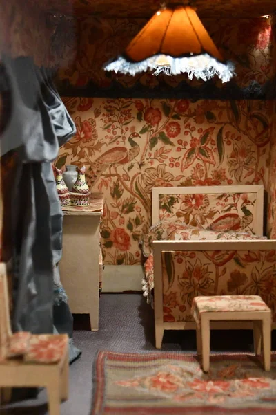 New York May Stettheimer Dollhouse Close Exhibition Museum New York — 스톡 사진