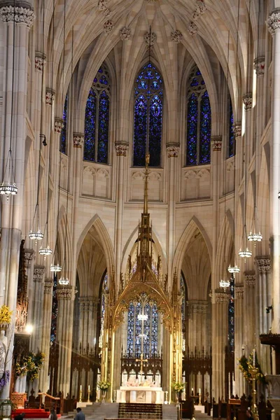 New York City Maggio Cattedrale San Patrizio New York Vista — Foto Stock