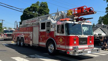 NEW CANAAN, CT - 30 Mayıs, New Canaan Memorial Day Parade, 30 Mayıs 2022.