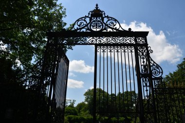 NEW YORK, New York - 30 Mayıs 2022 'de görüldüğü gibi Central Park' taki Konservatuar Bahçesi.