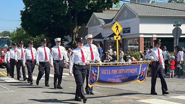 New Canaan Maj Kanaan Memorial Day Parade Connecticut Sett Den — Stockfoto