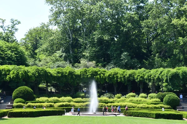 New York Maj Ogród Konserwatorium Central Parku Nowym Jorku Jak — Zdjęcie stockowe