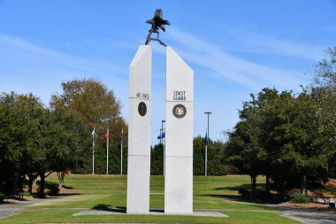FLORENCE SC - NOV 20: Veterans Park in Florence, South Carolina, as seen on Nov 20, 2021.