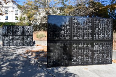 FLORENCE SC - NOV 20: Veterans Park in Florence, South Carolina, as seen on Nov 20, 2021.