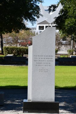 FLORENCE SC - NOV 20: Veterans Park in Florence, South Carolina, as seen on Nov 20, 2021.