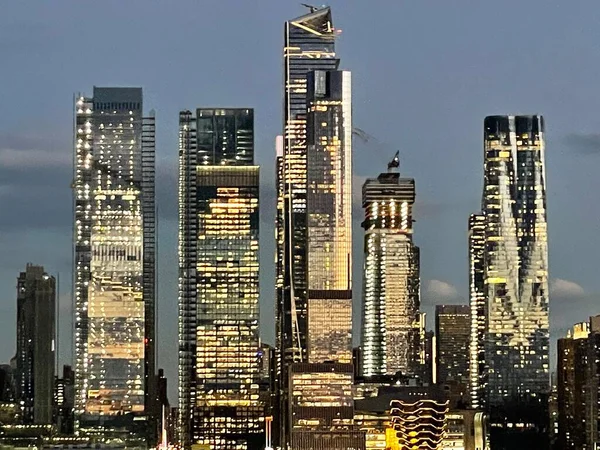 Manhattan Nov Wolkenkratzer Manhattan New York Gesehen Nov 2021 — Stockfoto