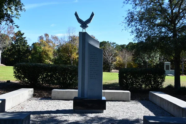FLORENCE SC - NOV 20: Veterans Park in Florence, South Carolina, as seen on Nov 20, 2021.