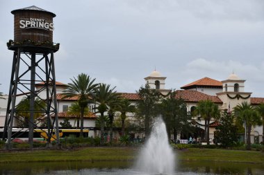 ORLANDO FL - NOV 21: 21 Orlando, Florida 'da Disney Springs, 21 Kasım 2021' de görüldüğü gibi.