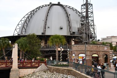 ORLANDO FL - NOV 21: 21 Orlando, Florida 'da Disney Springs, 21 Kasım 2021' de görüldüğü gibi.