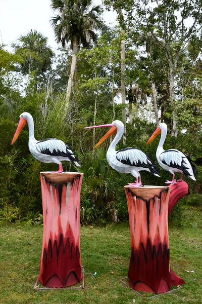 Orlando Nov Asian Lantern Festival Central Florida Zoo Botanical Gardens — Stock Photo, Image