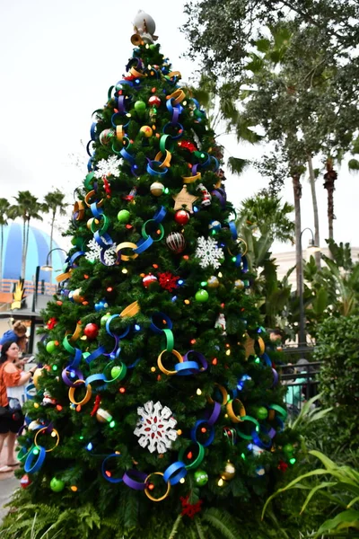 Orlando Nov Christmas Tree Disney Springs Orlando Florida Seen Nov — Stock Photo, Image