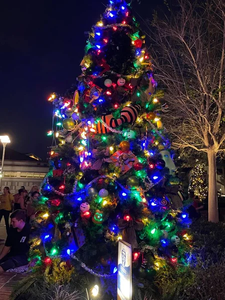 Orlando Nov Vánoční Stromek Disney Springs Orlandu Florida Jak Vidět — Stock fotografie