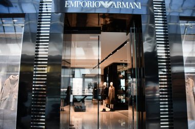 ORLANDO FL - NOV 22: Emporio Armani store at The Mall at Millenia in Orlando, Florida, as seen on Nov 22, 2021.