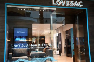 ORLANDO FL - NOV 22: LoveSac store at The Mall at Millenia in Orlando, Florida, as seen on Nov 22, 2021.