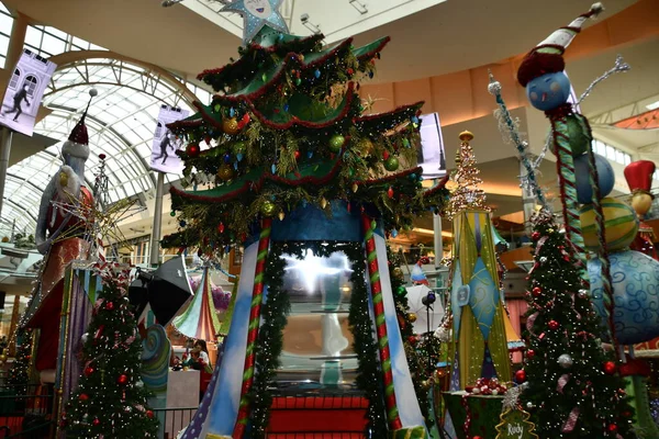 Orlando Nov Χριστουγεννιάτικη Διακόσμηση Στο Mall Millenia Στο Ορλάντο Της — Φωτογραφία Αρχείου