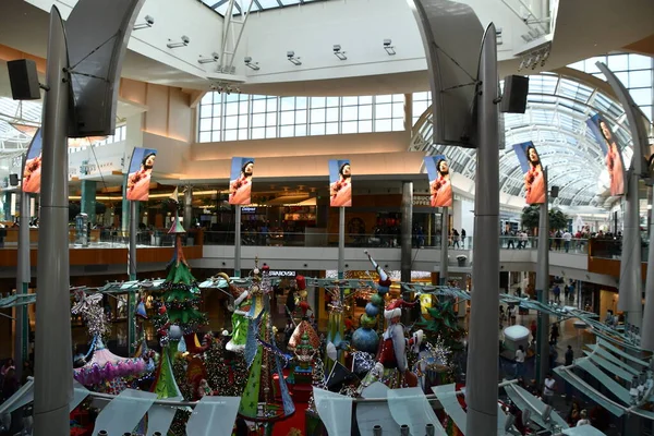 Orlando Nov Рождественский Декор Mall Millenia Орландо Флорида Видно Nov — стоковое фото
