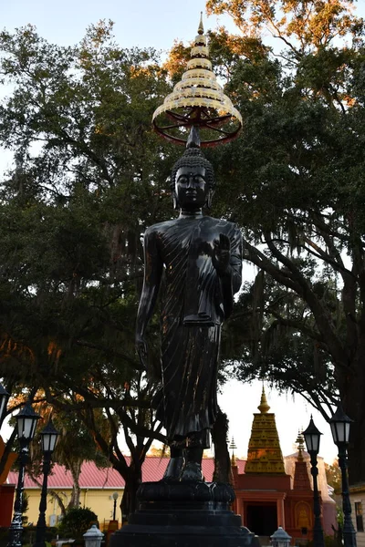 Kissimmee Nov 2021年11月23日 佛罗里达州基辛梅的Wat Florida Dhammaram 那是个佛寺 — 图库照片