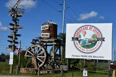 CLERMONT FL - 25 Kasım 2021 'de Clermont, Florida' da görülen Citrus Şovu.