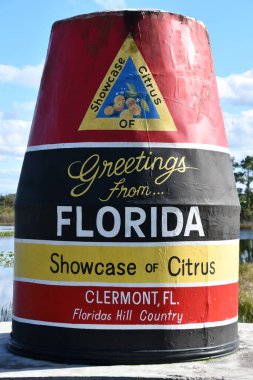 CLERMONT FL - NOV 25: Showcase of Citrus in Clermont, Florida, as seen on Nov 25, 2021. clipart