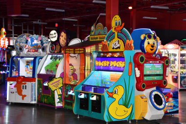 ORLANDO, FL - 26 Kasım 2022 'de görüldüğü gibi Florida' daki Dethe Park Orlando 'da bir oyun salonu..