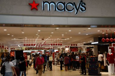 ORLANDO FL - NOV 22: Macys store at The Florida Mall in Orlando, Florida, as seen on Nov 26, 2021.