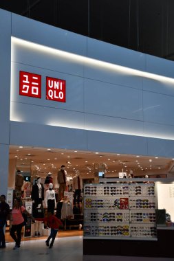 ORLANDO FL - NOV 22: Uniqlo store at The Florida Mall in Orlando, Florida, as seen on Nov 26, 2021.