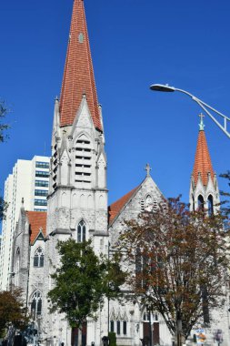 JACKSONVILLE, FL - NOV 27: Basilica of the Immaculate Conception in Jacksonville, Florida, as seen on Nov 27, 2021.