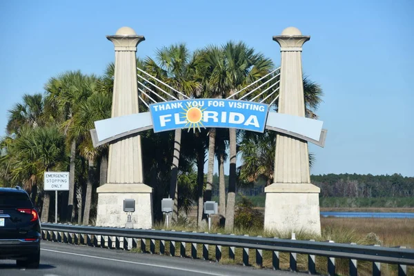 플로리 Nov Thank You Visiting Florida Usa See Nov 2021 — 스톡 사진