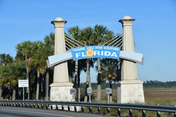 Florida Kasım 2021 Görüldüğü Gibi Florida Ziyaret Ettiğiniz Için Teşekkürler — Stok fotoğraf