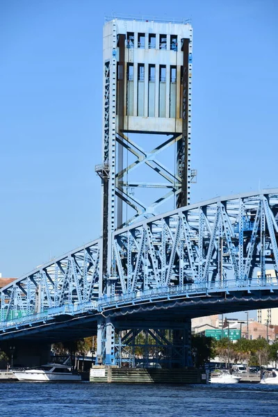 Jacksonville Nov John Alsop Bridge Επίσης Γνωστή Γέφυρα Main Street — Φωτογραφία Αρχείου