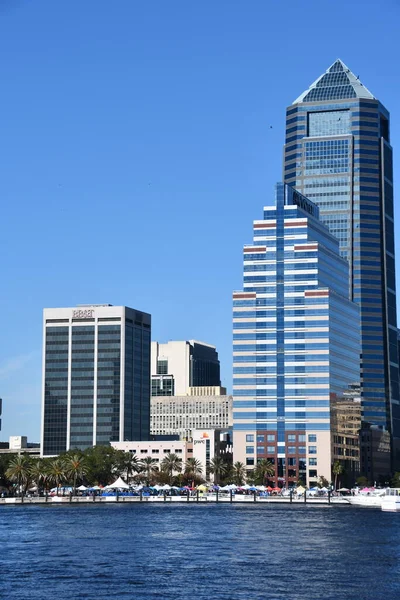 Jacksonville Nov Skyline Jacksonville Florida Seen Nov 2021 — Stockfoto