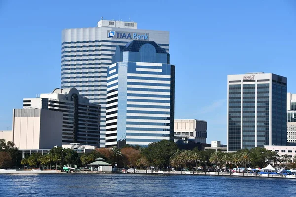 Jacksonville Nov Skyline Jacksonville Florida Seen Nov 2021 — Stock fotografie